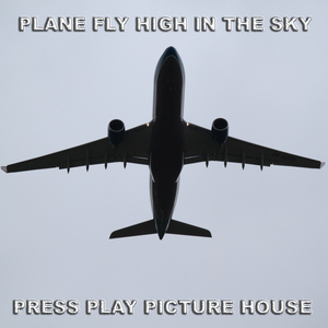 Plane Fly High In The Sky