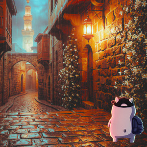 Cobblestone Raindrops