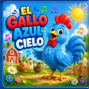 El gallo azul cielo