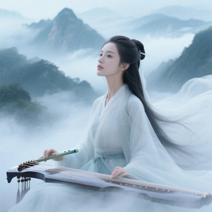 雾锁仙山月