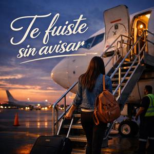 te fuiste sin avisar amor