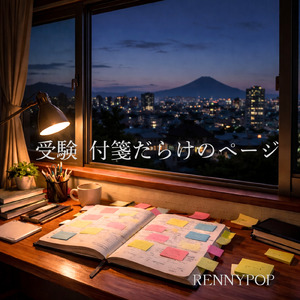 受験 付箋だらけのページ