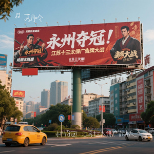永州夺冠！江苏十三太保广告牌大战