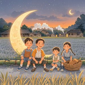 打油-江月年年荷