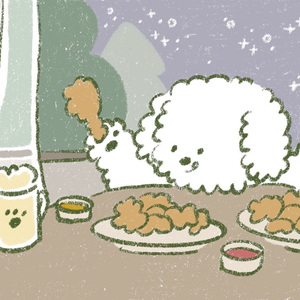 오늘은 짝꿍 없이 치맥ㅋㅋ