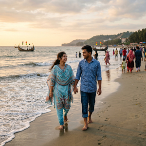 চলো না হারিয়ে যাই সমুদ্রের তীরে
