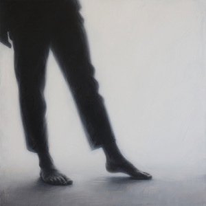 裸足のシルエット