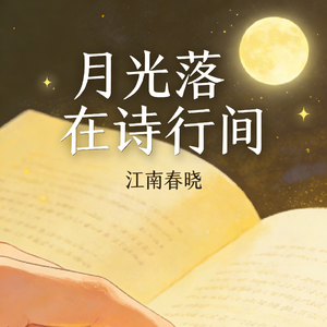 月光落在诗行间