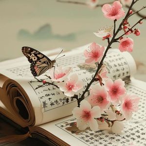 蝶与繁花的诗境