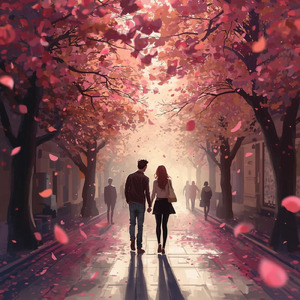 桜の花が舞いながら (バラード)