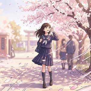 １０秒の桜 (The Story)