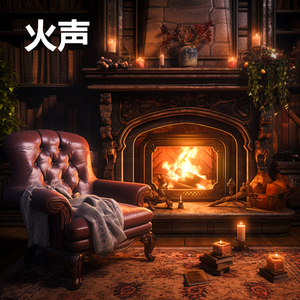 壁炉火声 - 壁炉 - 白噪音 - 时舒适壁炉燃烧 - 带有燃烧的原木和噼啪火声 (循环, 重复播放，无淡入淡 - 壁炉木柴燃烧声，篝火声，白噪音睡眠，学习，助眠，冥想环境音, 冥想，放松)