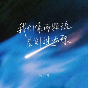 我们像两颗流星划过天际