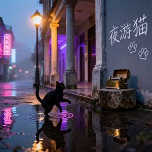 夜游猫