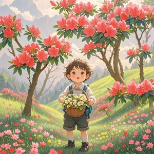 时光里的杜鹃花_倪怀方