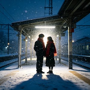 等雪落下来