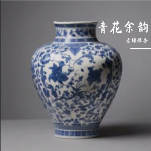 青花瓷上
