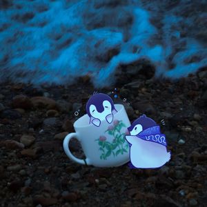 潮水撤退的形状