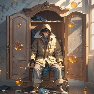 衣柜里的琥珀_我是小娟