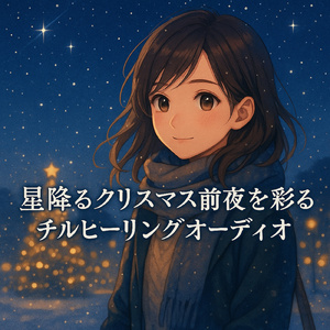 朝を待つ冬空とヒーリングピアノ