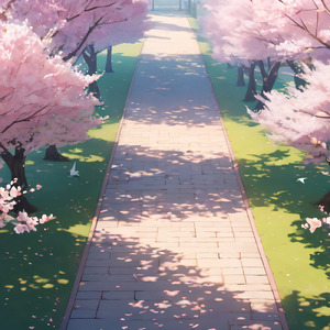 Riding on the spring breeze