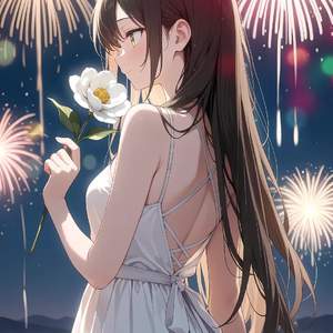 Moonlightの白椿 🌼#Flowers🌼🎆#花火大会🎆 by Aetheryn (エイセリン)