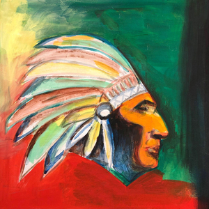 Punainen pilvi ja Hullu hevonen