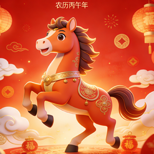 骏马奔腾贺新春