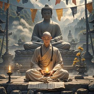 莲台初坐-吴坤原