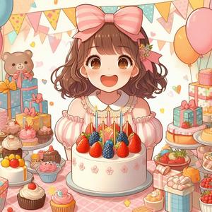 弾ける笑顔！ハッピーバースデー