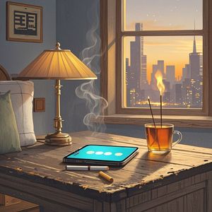 一杯清茶一支烟