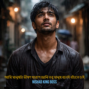 আমি মানুষটা ভীষণ খারাপ জানি তবু মানুষ বলেই বাঁচতে চাই