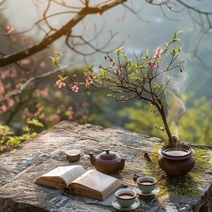 檐下煮茶