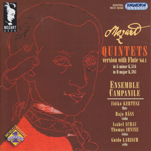 String Quintet No. 5 in D Major, K. 593:III. Menuetto (Arr. For flute and string quartet)