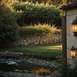 风雨看舟前落花戏为新句