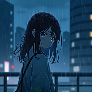 雨滴落下的声音