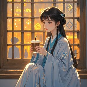 窗边的黄昏