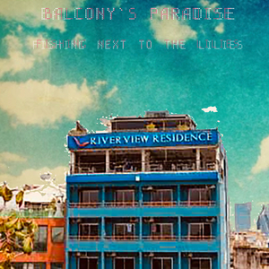 fishing next to the lilies