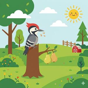 El pájaro carpintero