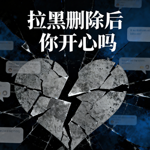 拉黑删除后你开心吗 伴奏