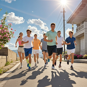 光芒万丈的奔跑