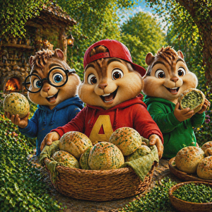 Malunggay Pandesal Chipmunks