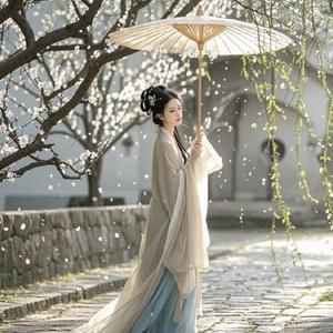杏花微雨欲沾衣