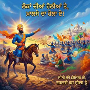 Punjabi Devotional Song Loka Diya Holiya te Khalse da Hola | Holla Mohalla at Ananadpur Sahib | Guru Gobind Singh ji