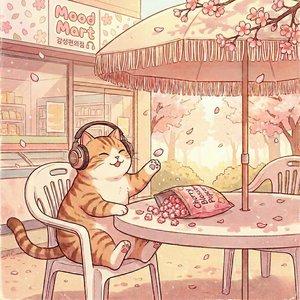 벚꽃 팝콘과 파라솔(Cherry Blossom Popcorn & Parasol)