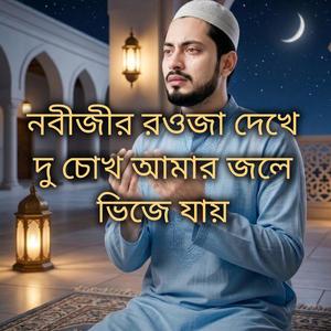 নবীজীর রওজা দেখে দু চোখ আমার জলে ভিজে যায়