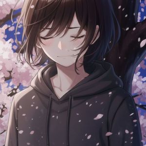 桜舞う木の下で by 銀