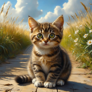 Полосатый и усатый