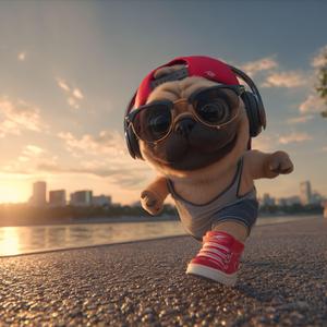 Ethereal Jog at Sunrise