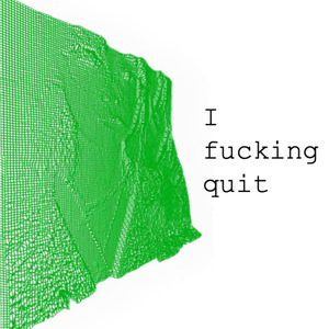 i ****ing quit